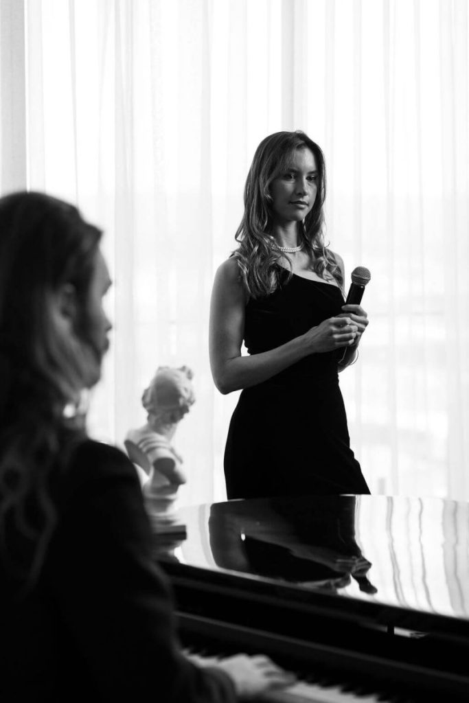 Event Entertainers Piano Vocal Duo Silk Pyjamas