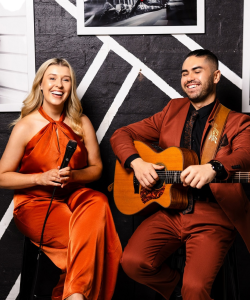 Honey Jam duo with female vocalist and acoustic guitarist